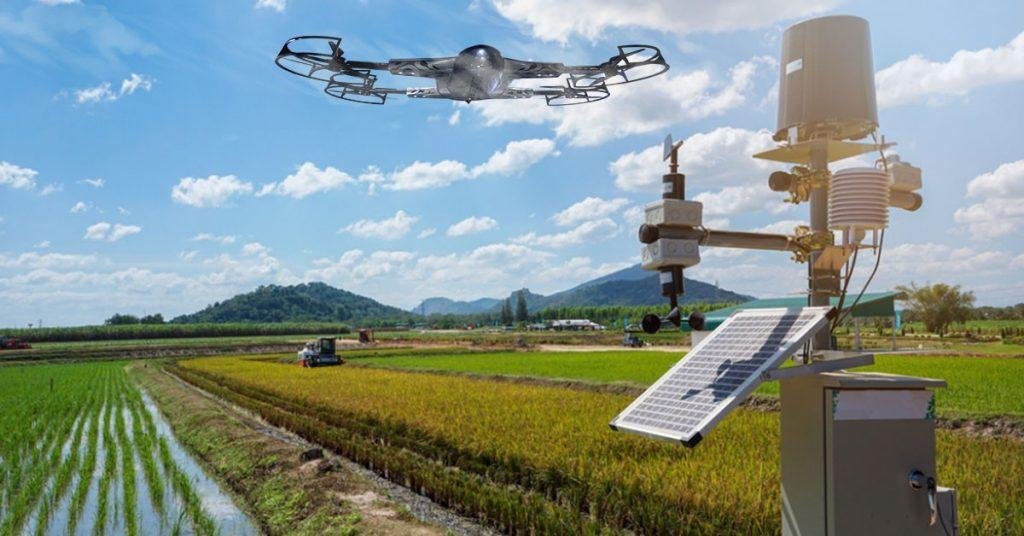 Logística de agricultura com drones