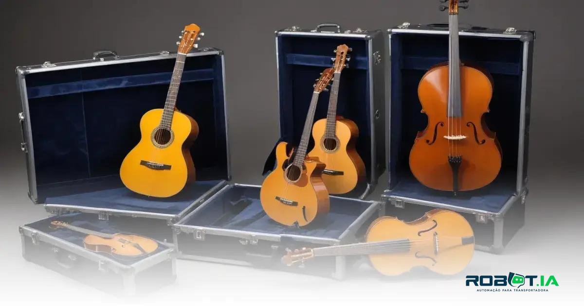 Cuidados especiais no transporte de instrumentos musicais