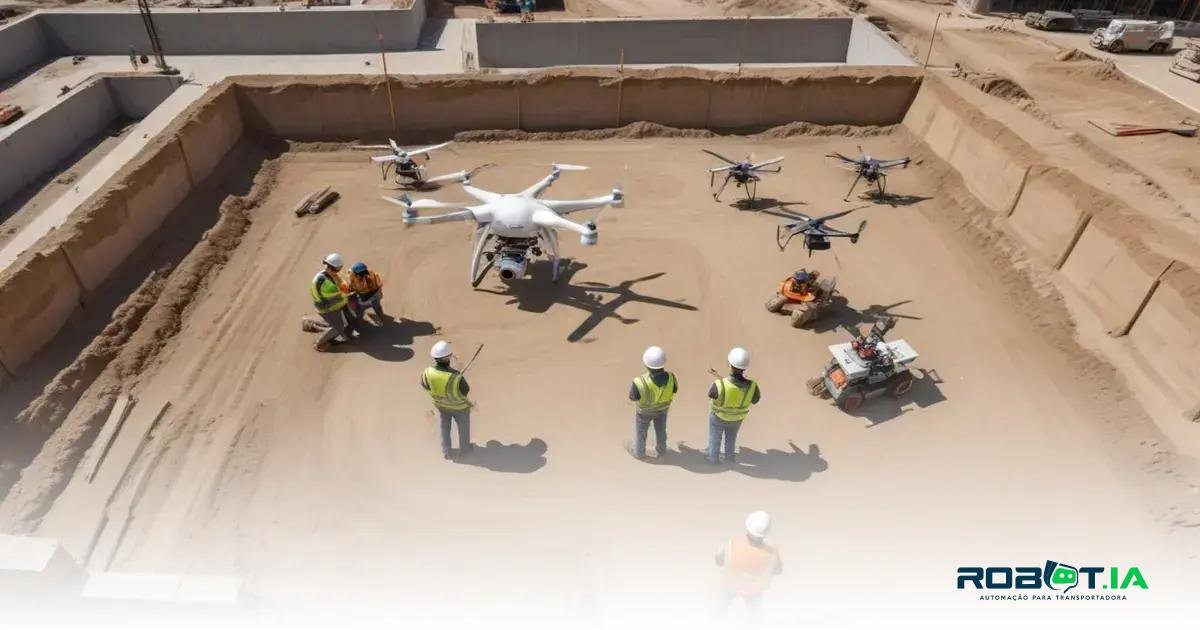 Desafios no uso de drones na construção