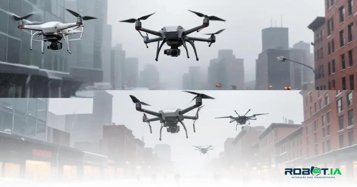 Desafios enfrentados por empresas de drones