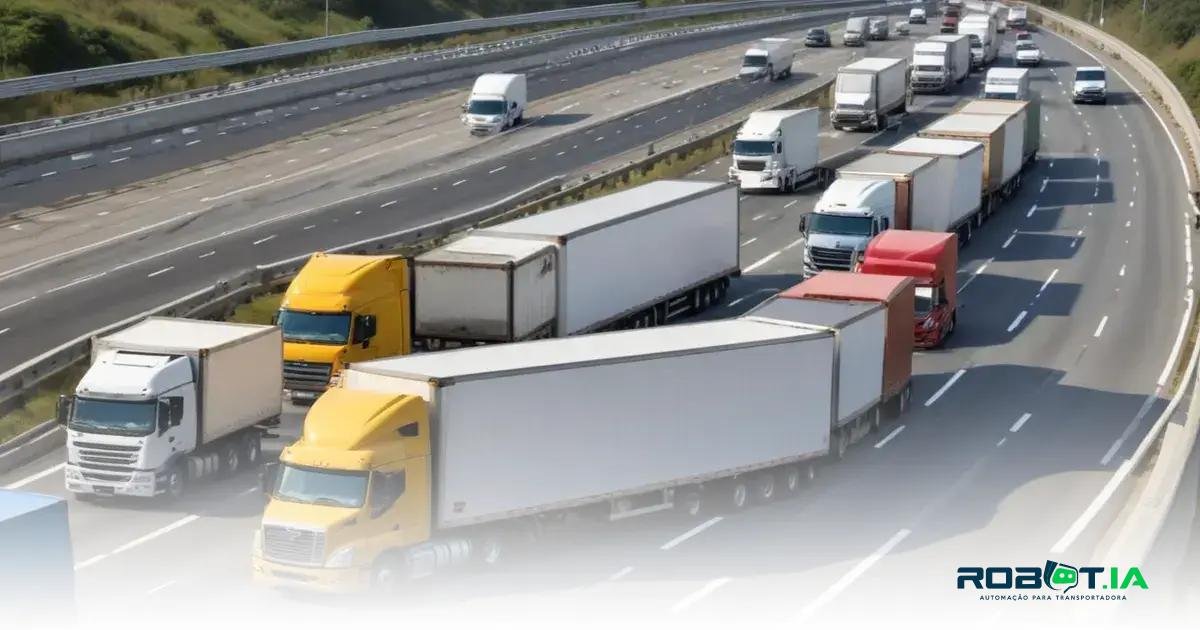 A média ideal de viagem para diferentes tipos de caminhões