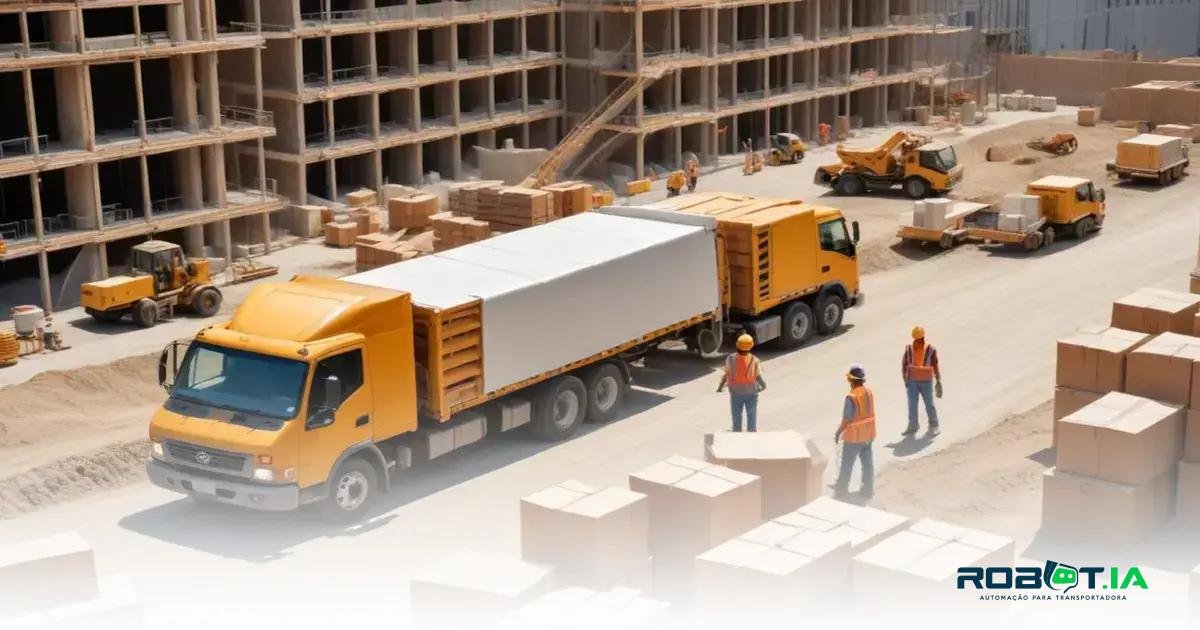 Importância da logística no setor da construção