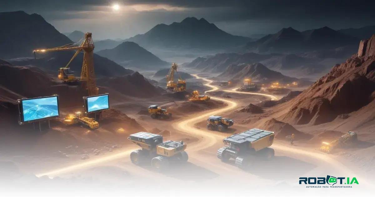 Tendências futuras na logística de mineração