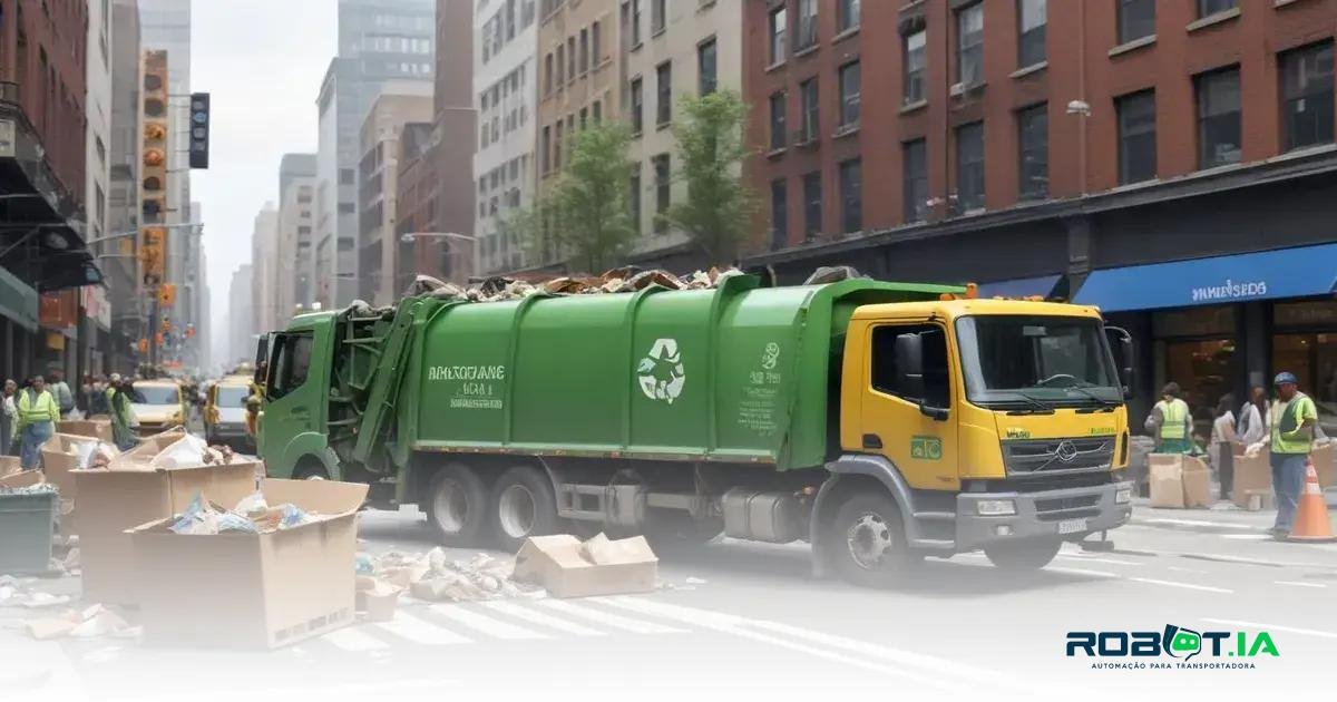 Desafios no transporte de materiais recicláveis