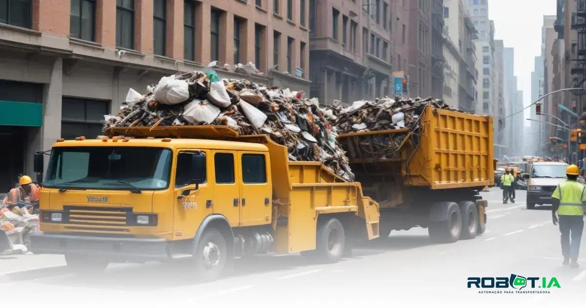 Desafios do transporte de resíduos sólidos