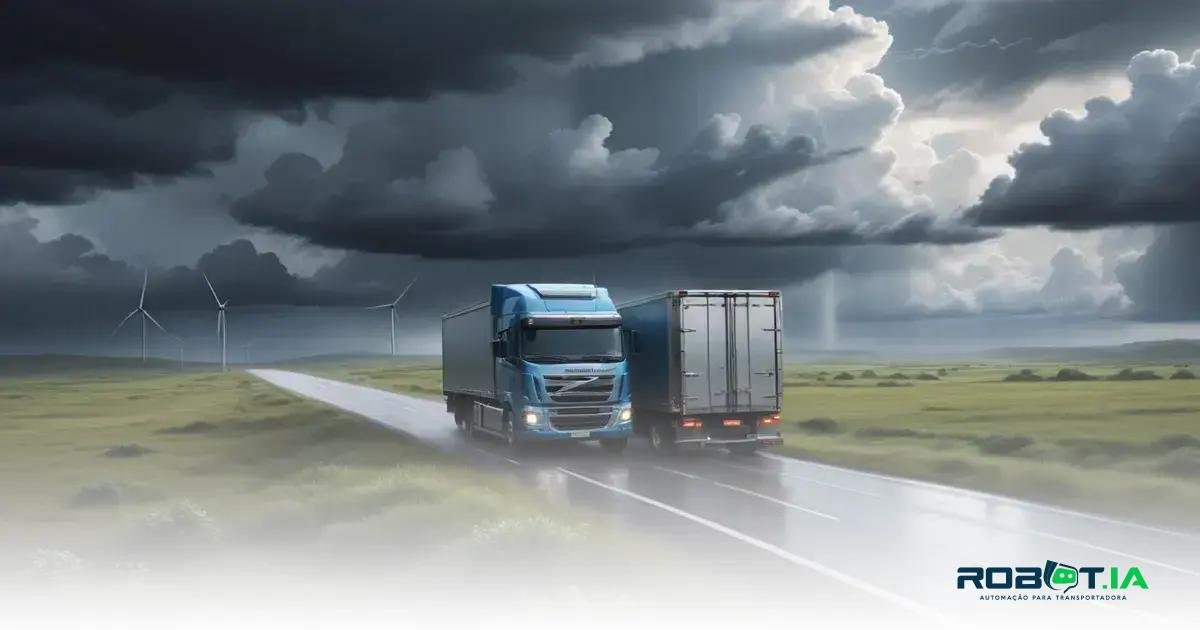 Mudanças nas rotas de transporte devido ao clima