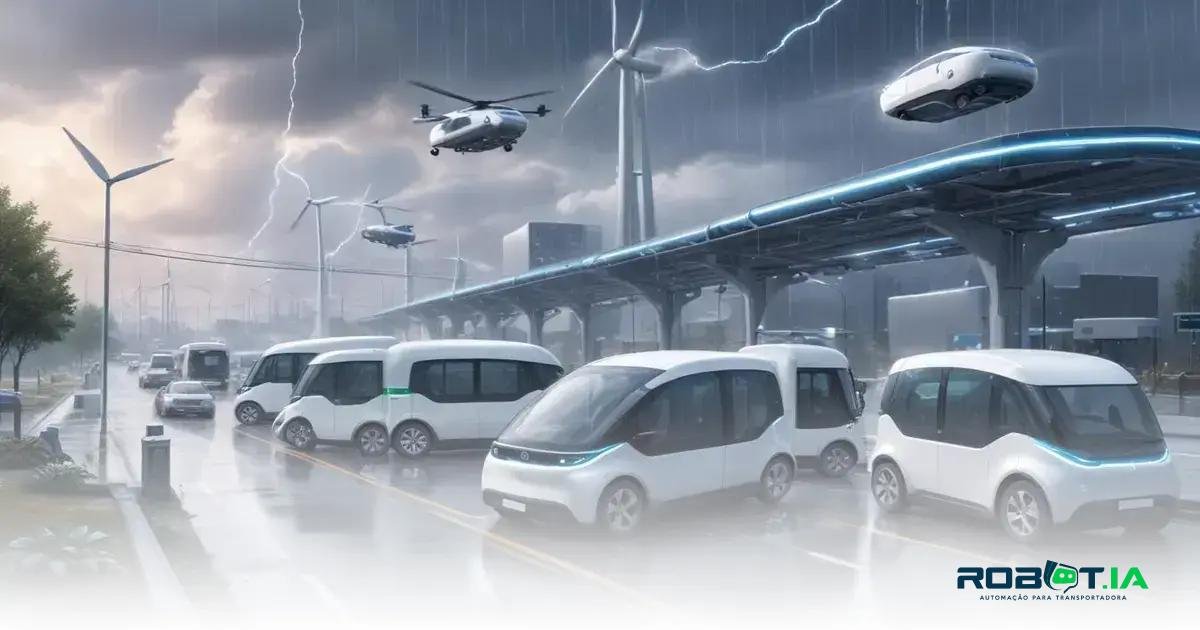 Tendências futuras nas operações de transporte e clima