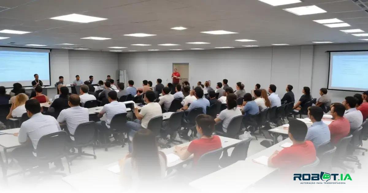 Custos com capacitação e treinamento em transportadoras