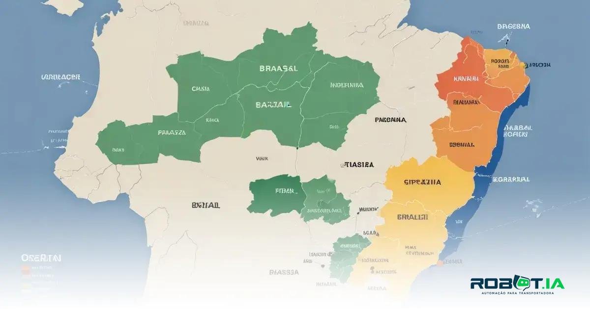 Principais regiões afetadas