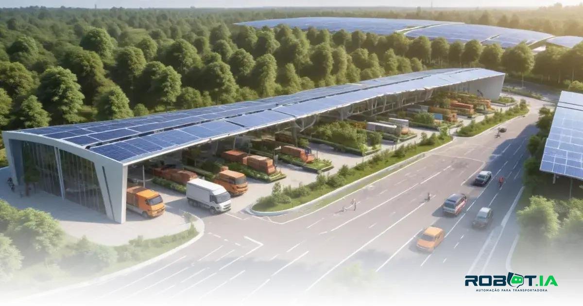 Benefícios de práticas sustentáveis para transportadoras