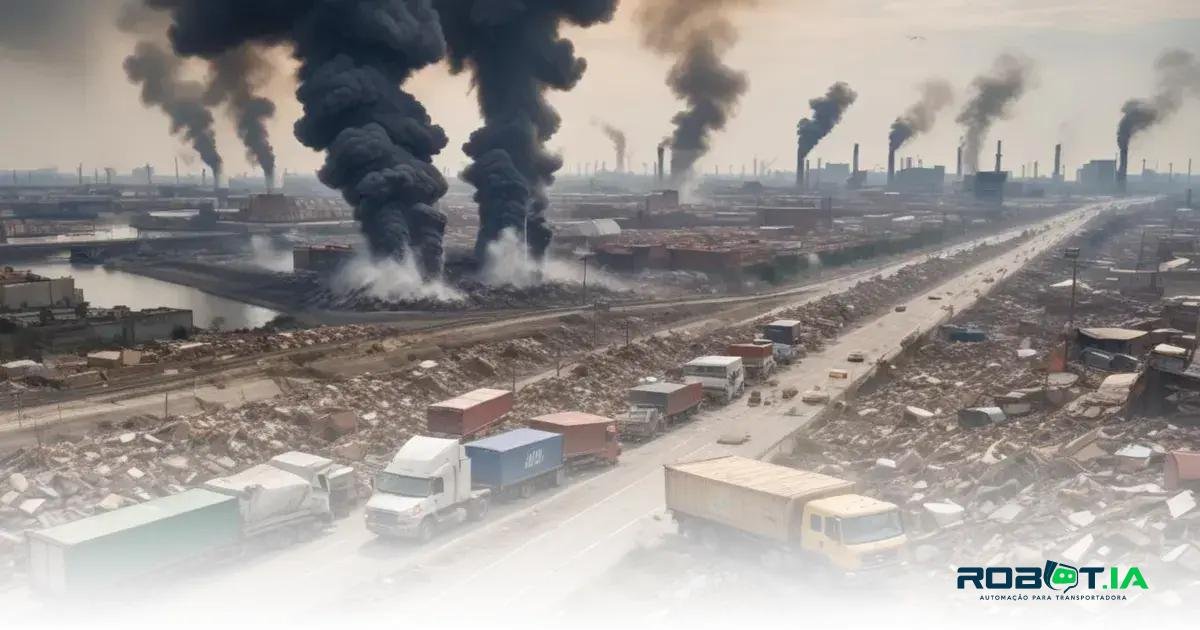 impactos ambientais da logística convencional