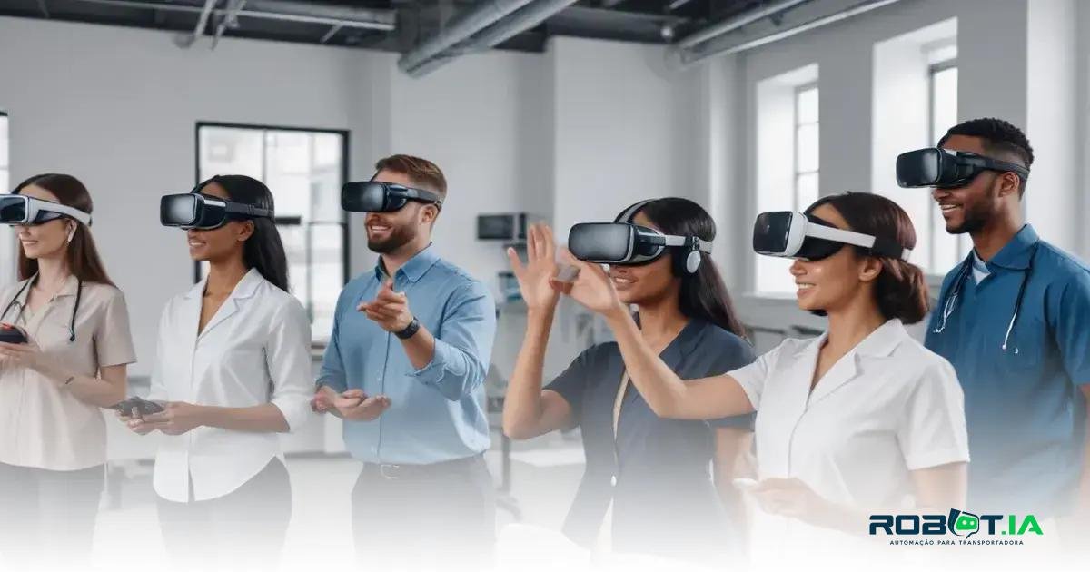Exemplos práticos de uso da realidade virtual no treinamento