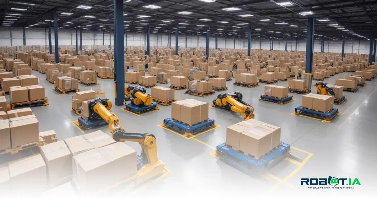Vantagens dos robôs na automação logística