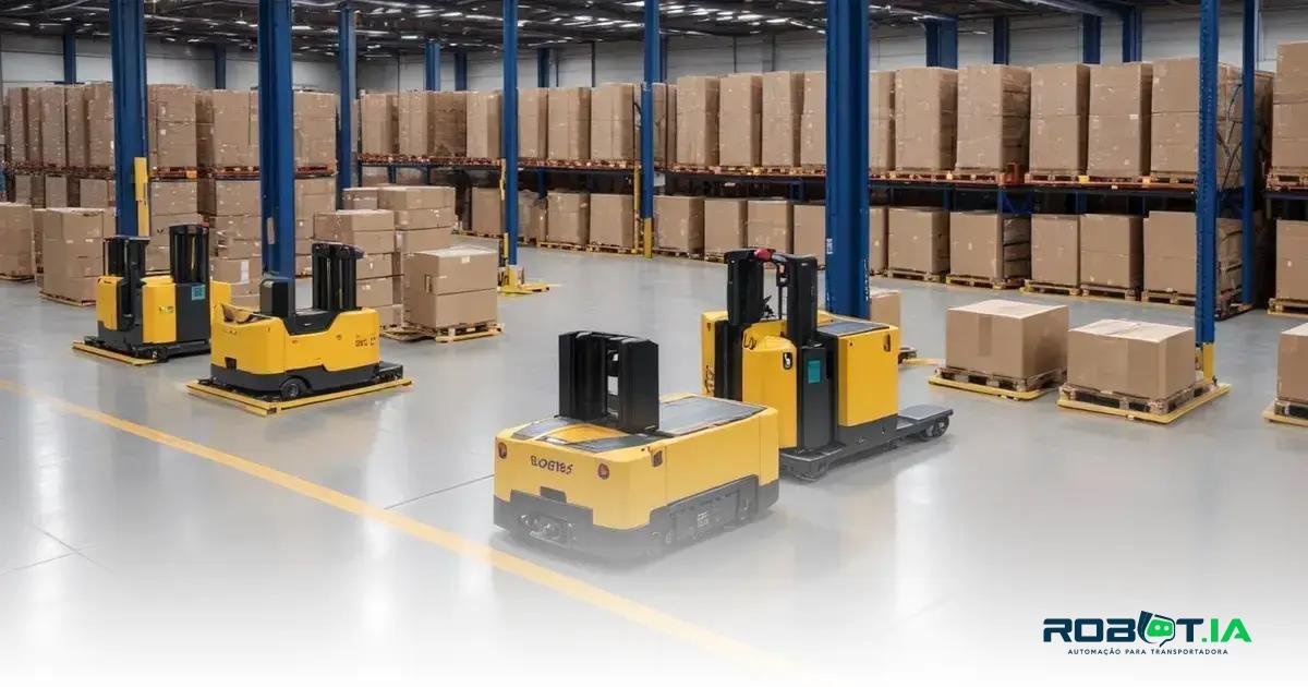 Como os AGVs otimizam a logística nas indústrias Como os AGVs otimizam a logística nas indústrias