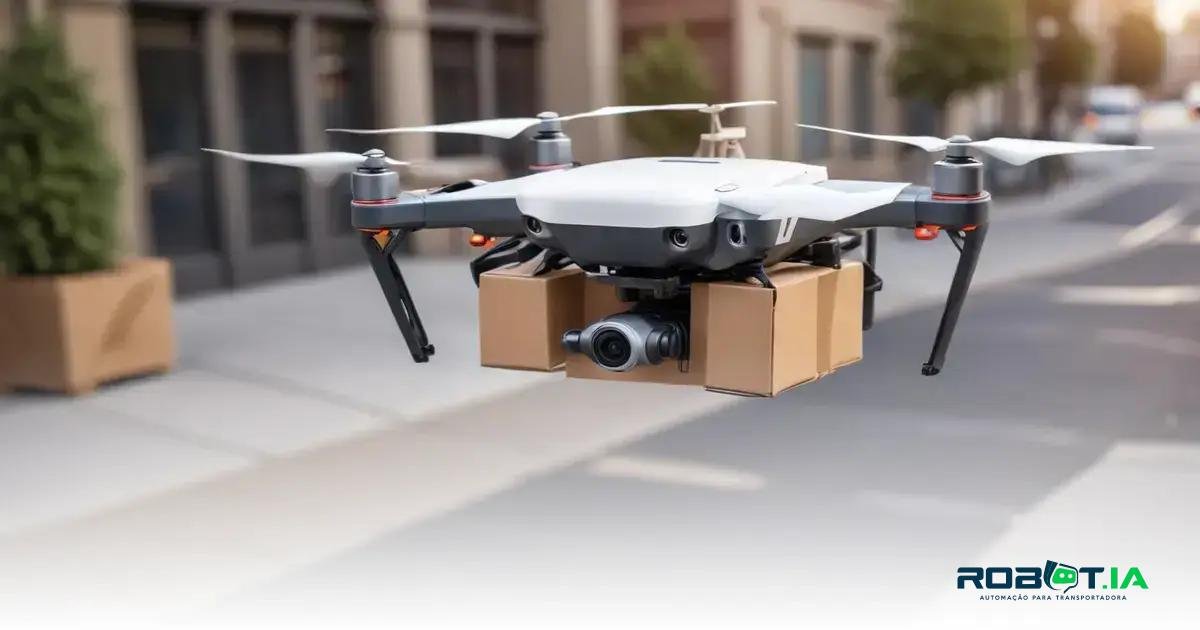 Vantagens e desafios do uso de drones na entrega