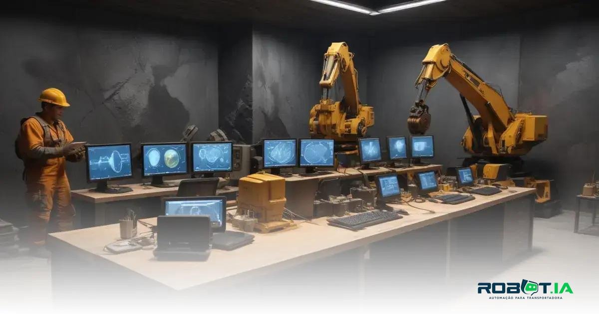Logística de mineração com IA: otimize seus processos agora