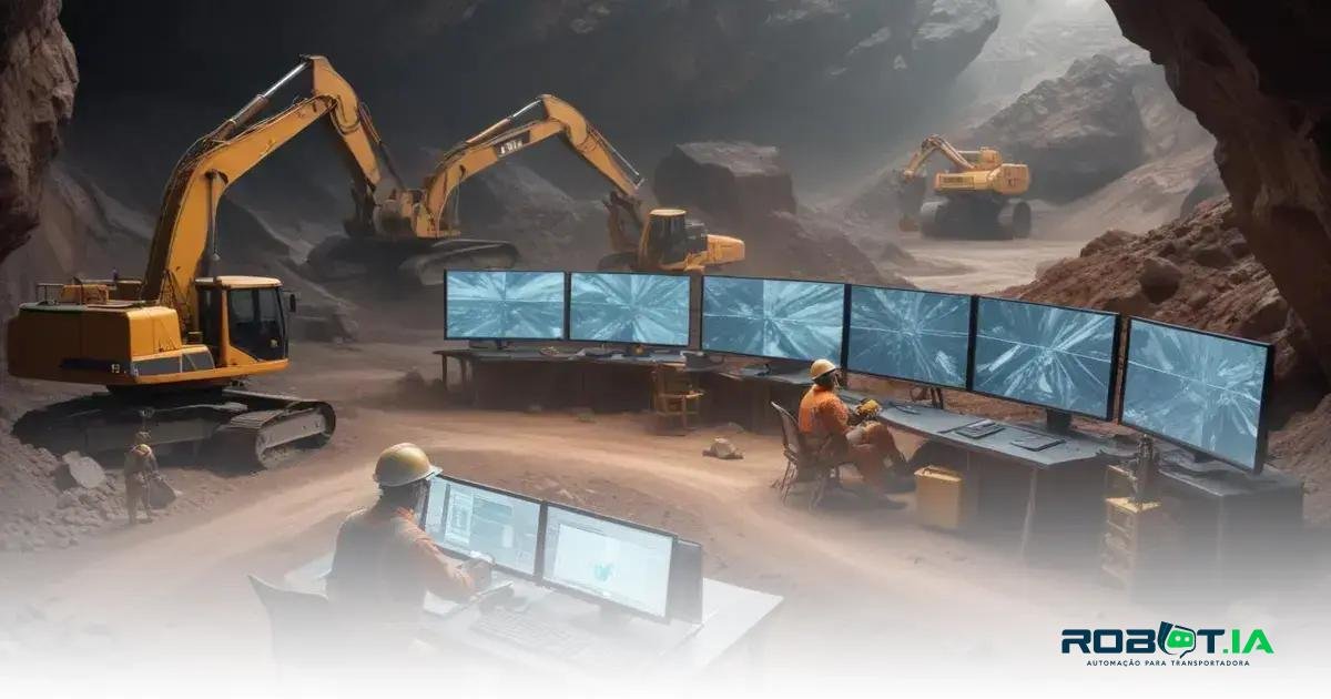 Como a IA melhora a logística na mineração