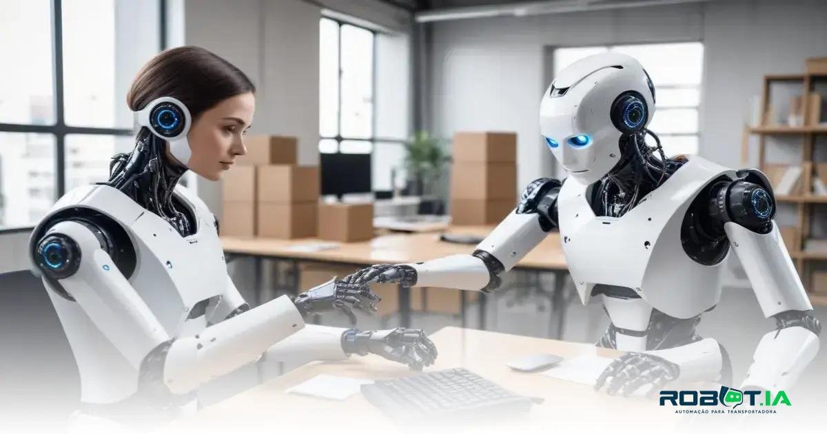 Robôs colaborativos (cobots) na logística e seus benefícios