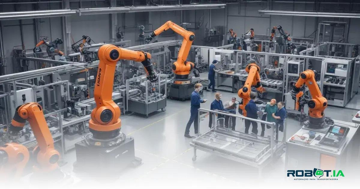 Benefícios e desafios da implementação de cobots na indústria