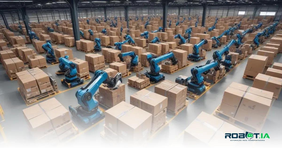Picking robotizado na logística: automação que transforma processos