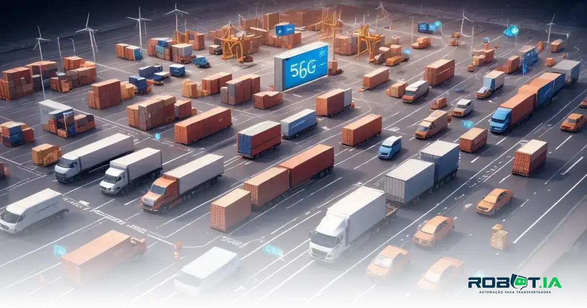 Como o 5G melhora o rastreamento de carga
