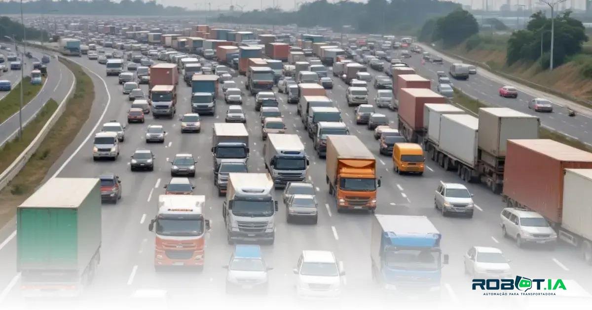 O que significa dependência do modal rodoviário
