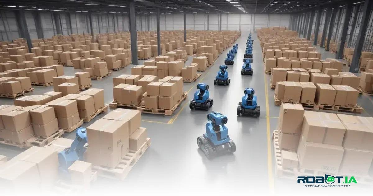 Os benefícios da orquestração de robôs na logística