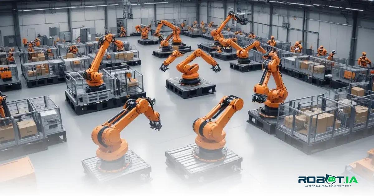 Como implementar robôs em sua operação logística