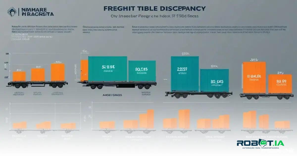 O que causa a defasagem nas tabelas de frete?