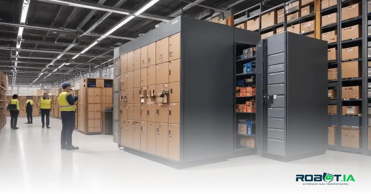 Como os smart lockers melhoram a eficiência logística