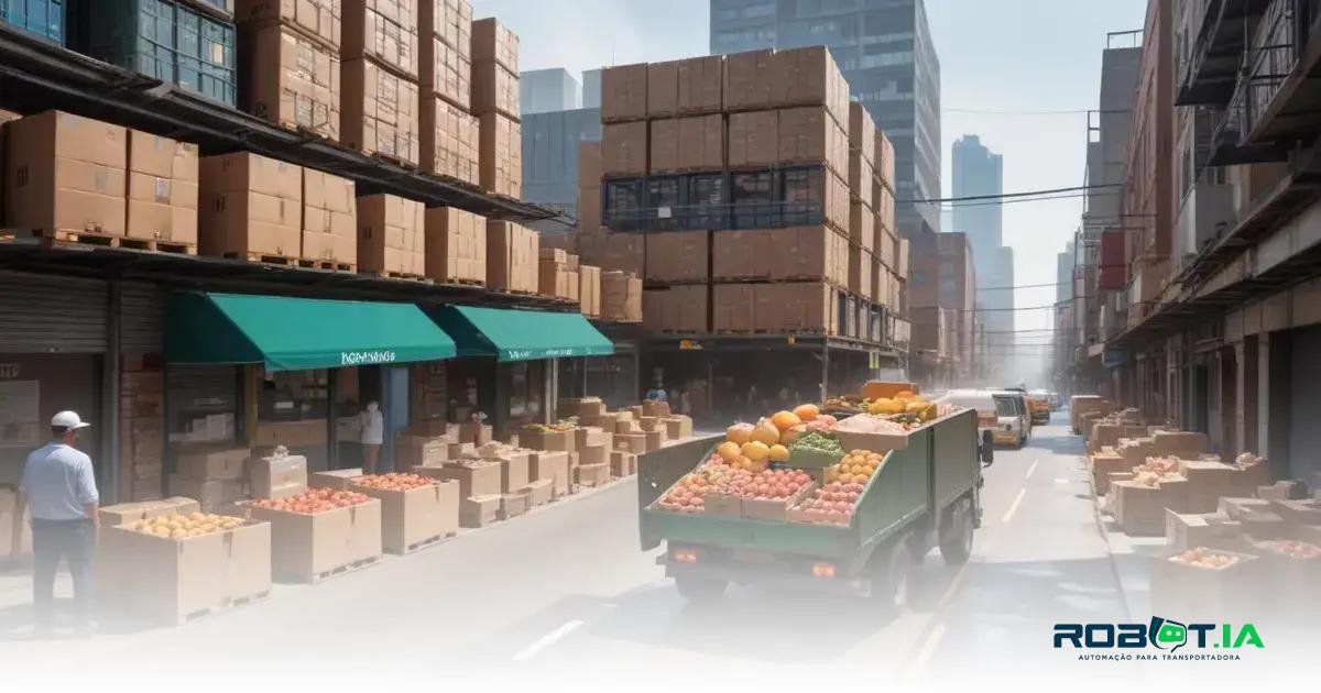 Principais desafios na logística de alimentos Principais desafios na logística de alimentos