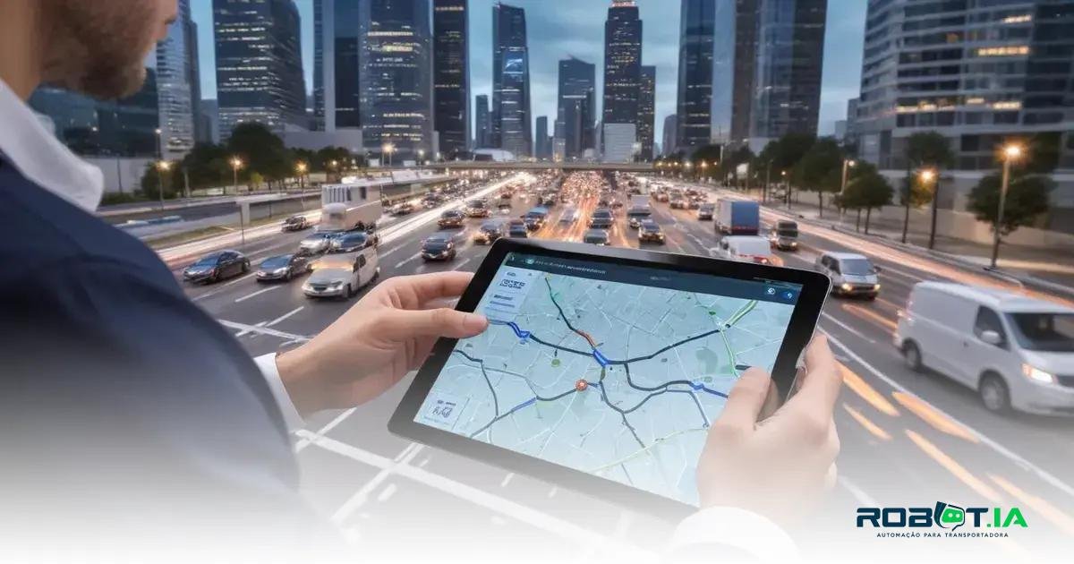 Como a IA melhora a previsão de tráfego na logística