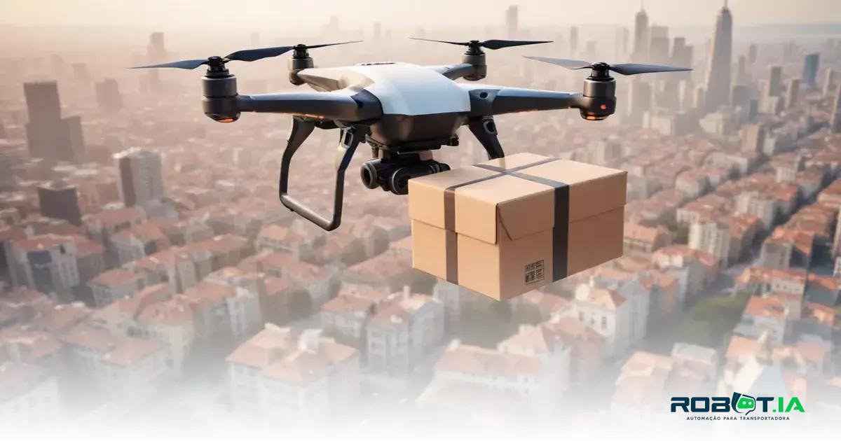 Como funcionam os drones de entrega na logística